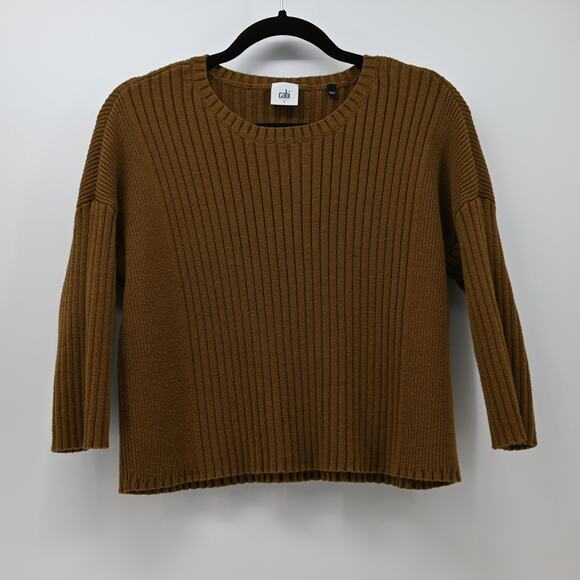 Cabi Womens Sweater Pulled Over Ribbed Casual 3/4 Sleeve S - Picture 14 of 14
